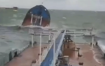 GOBIERNO DE RUSIA INICIA OPERACIÓN DE RESCATE TRAS TORMENTA QUE DAÑÓ 2 PETROLEROS